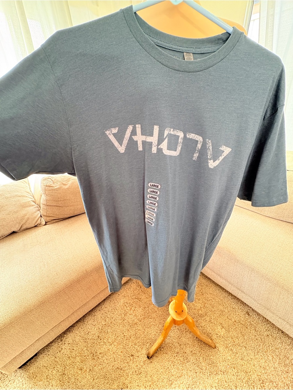 Men's Short Sleeve Graphic Tee in Slate Blue